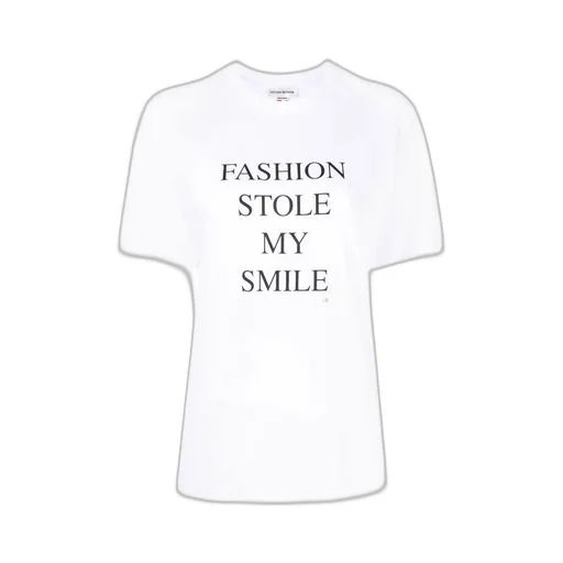 Fashion Stole My Smile Printed T-Shirt