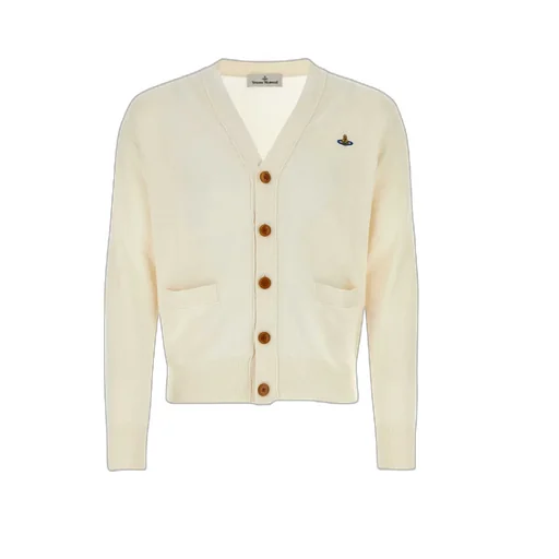 Orb Embroidered V-Neck Cardigan
