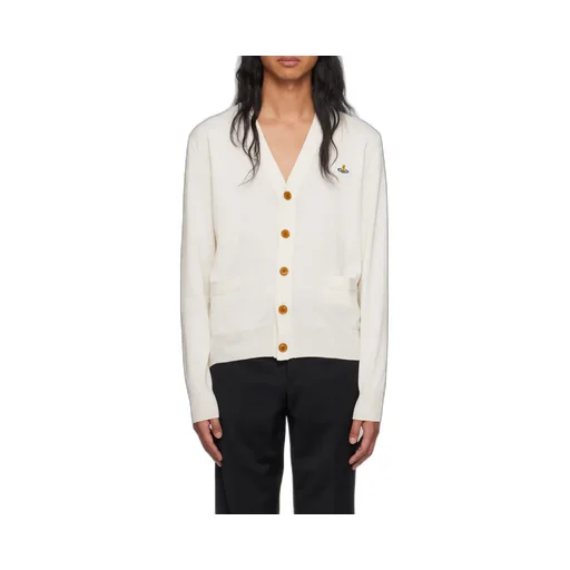 Orb Embroidered V-Neck Cardigan