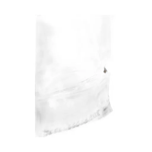 Chain-Detailed Foldover Top Shoulder Bag