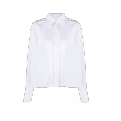 Logo Embroidered Long-Sleeved Shirt