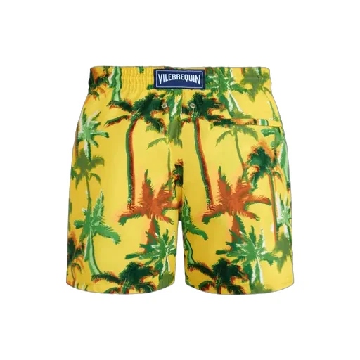 Elastic Waist Swim Trunks