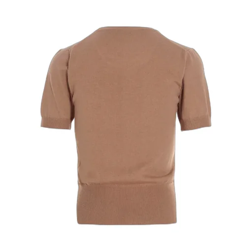 Orb-Embroidered Knitted Top