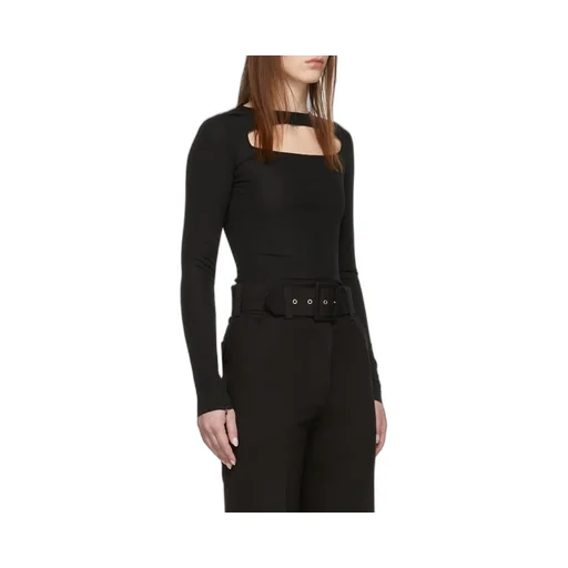Cut-Out Detail Long-Sleeve Top