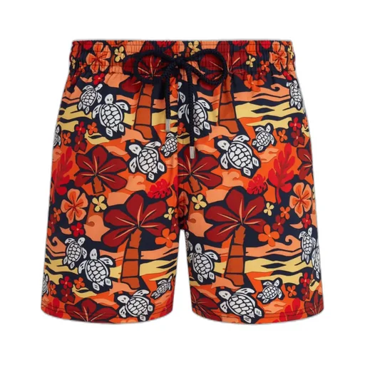 Wide-Leg Swimming Trunks