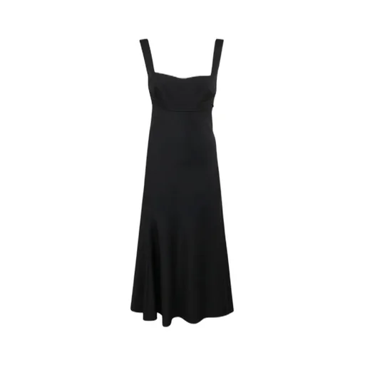 Cady Square Neck Midi Dress