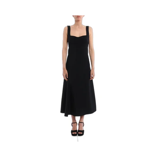 Cady Square Neck Midi Dress