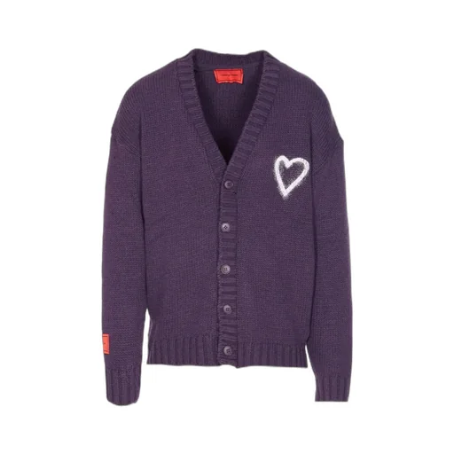 Long-Sleeved Knitted Cardigan