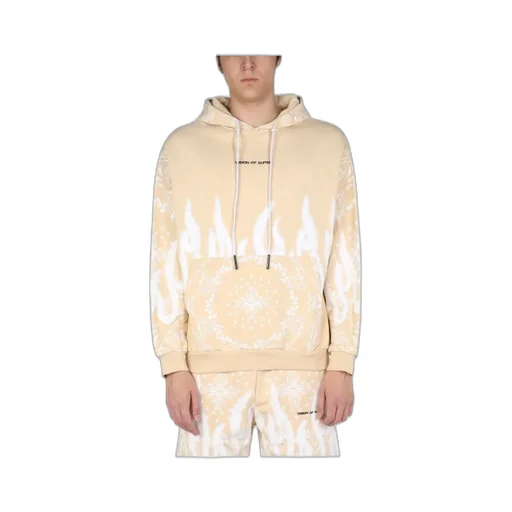 Printed Drawstring Hoodie