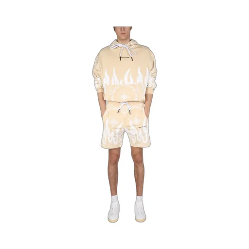 Printed Drawstring Hoodie