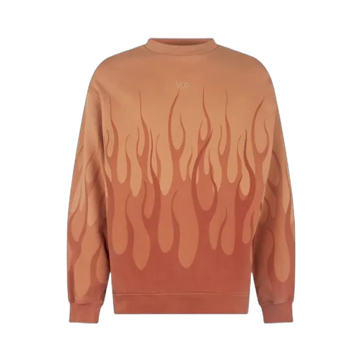 Flame-Printed Sweatshirt