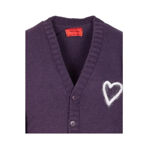 Long-Sleeved Knitted Cardigan