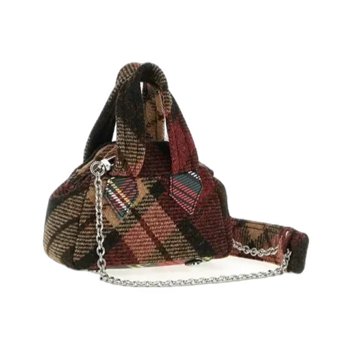 Logo Embroidered Mini Handbag