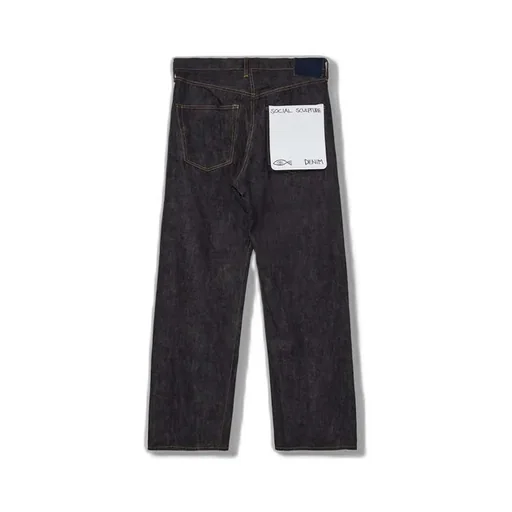 Waistband Denim Trousers