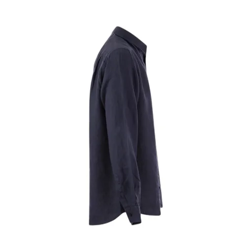 Logo-Embroidered Linen Shirt
