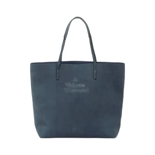 Logo Embossed Shopping Bag