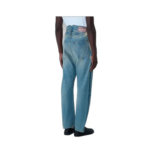 Mid-Rise Straight-Leg Jeans