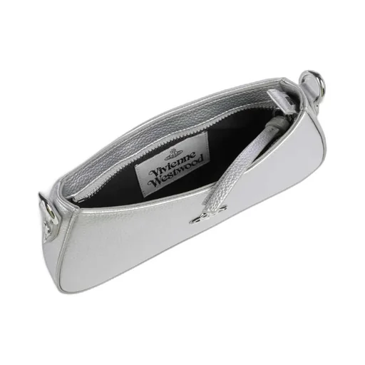 Orb-Plaque Top Zipped Shoulder Bag