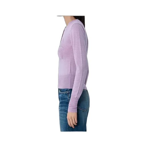 Buttoned Crewneck Jumper