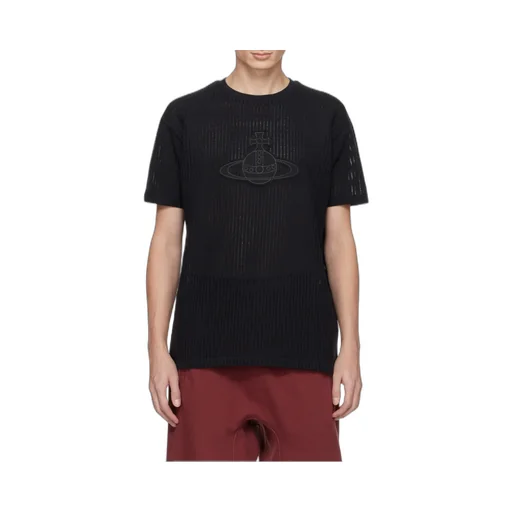 Orb-Embellished Ribbed T-Shirt