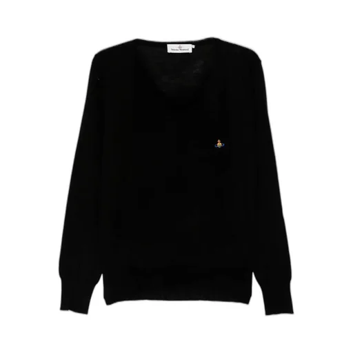 Orb-Embroidered Wool Top
