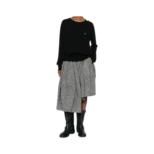 Orb-Embroidered Wool Top