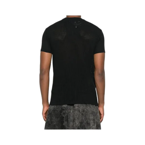 Orb-Embellished Ribbed T-Shirt