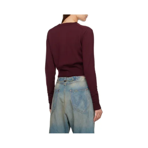 Orb Embroidered Cropped Cardigan