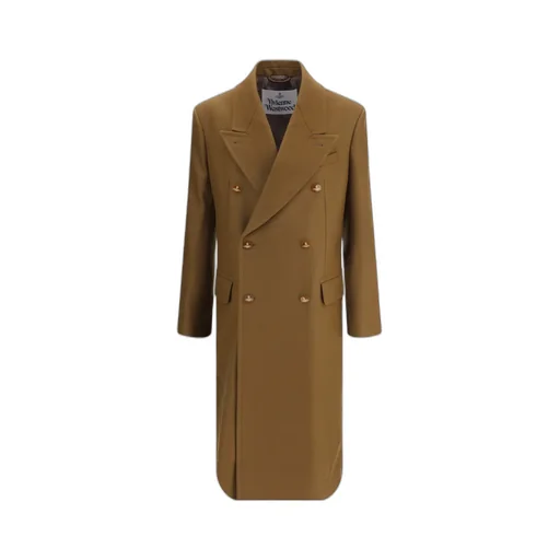 Double-Breasted Wool Coat