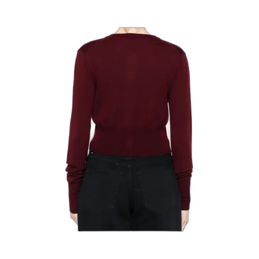 Orb Embroidered Cropped Cardigan