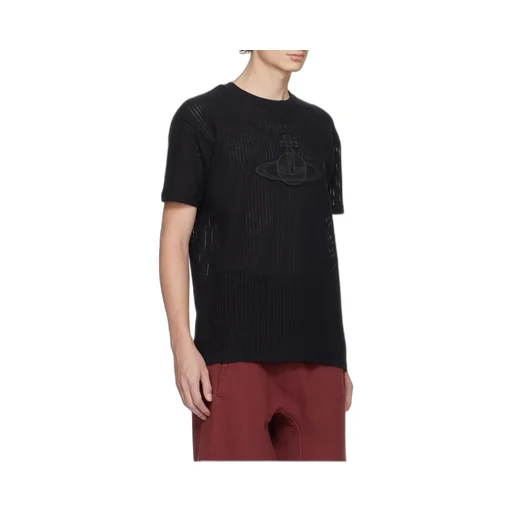 Orb-Embellished Ribbed T-Shirt