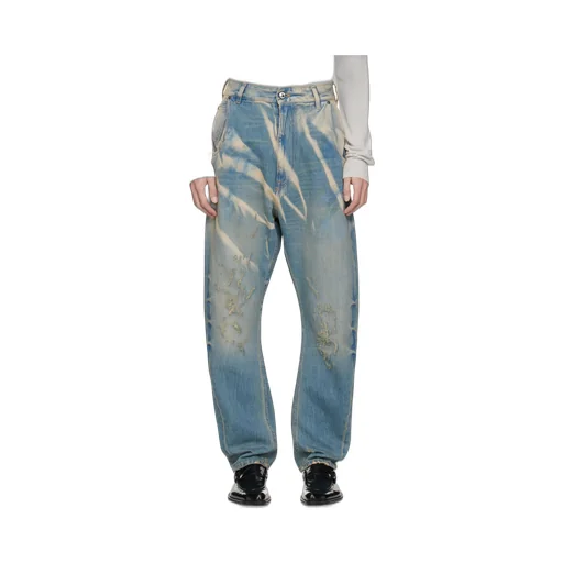 Mid-Rise Straight-Leg Jeans