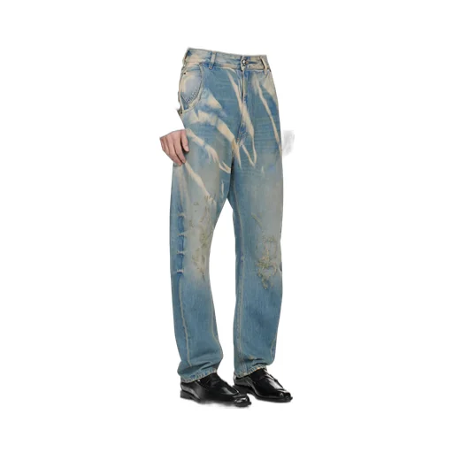 Mid-Rise Straight-Leg Jeans