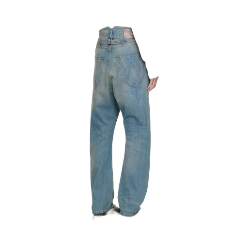 Mid-Rise Straight-Leg Jeans