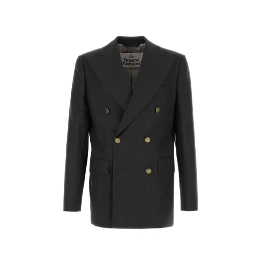 Double-Breasted Tailored Blazer