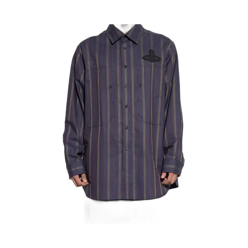 Logo-Patch Long-Sleeved Shirt