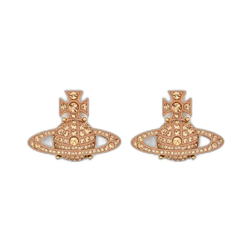 Orb-Crystal Earrings