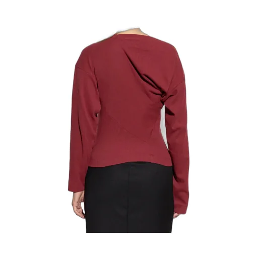 Logo-Embroidered Ribbed Top