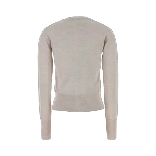 Orb-Embellished Virgin-Wool Cardigan