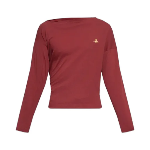 Logo-Embroidered Ribbed Top