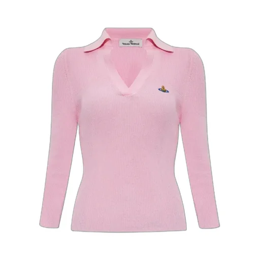 Orb-Embellished Ribbed Top