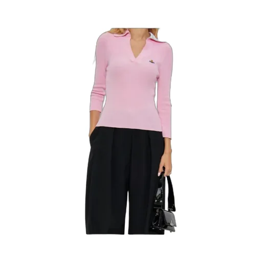 Orb-Embellished Ribbed Top