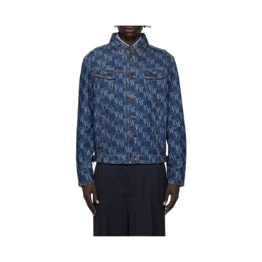 Logo-Print Denim Jacket