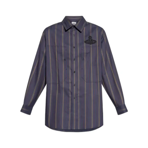 Logo-Patch Long-Sleeved Shirt