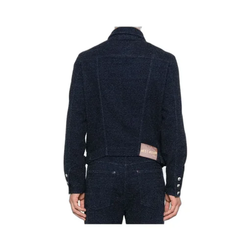 Button-Fastening Denim Jacket