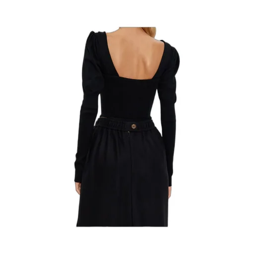 Bea Puff-Sleeve Corset Top