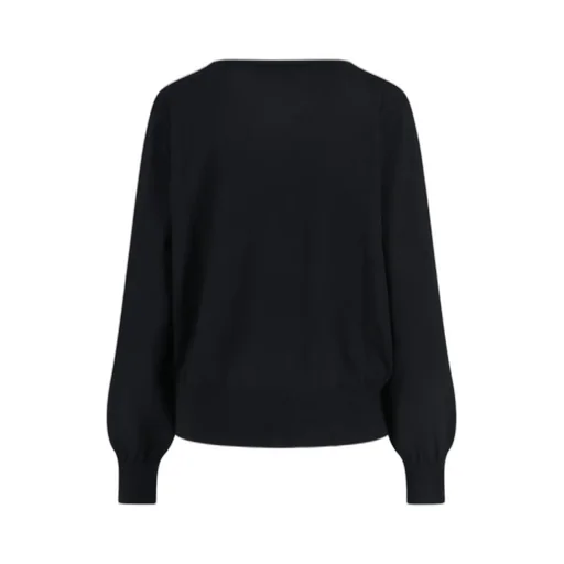 Logo Embroidered Boat Neck Jumper