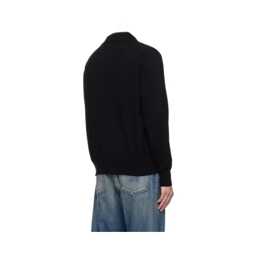 Orb-Embroidered V-Neck Cardigan