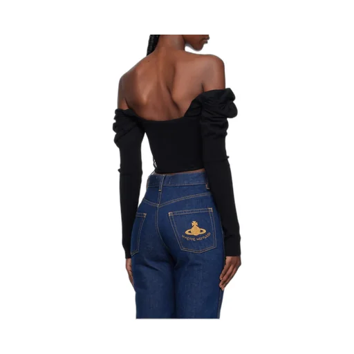 Bea Puff-Sleeve Corset Top