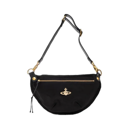 Orb-Embellished Zip-Fastening Shoulder Bag